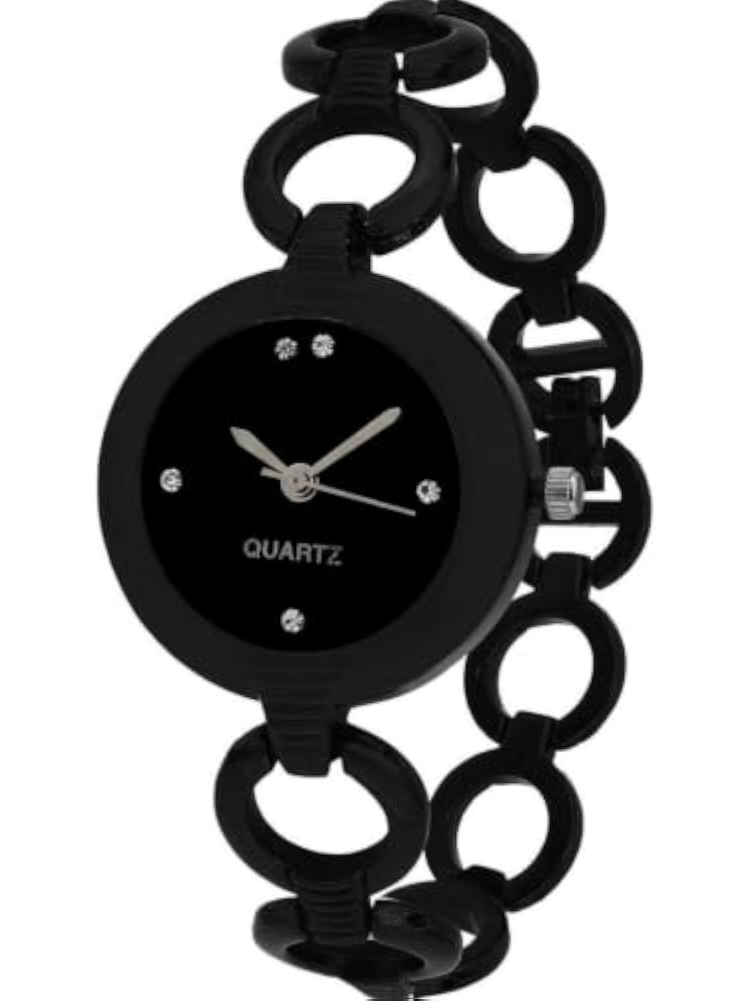 Girls Modern Wrist Watch with Sleek Dial and Metal Strap